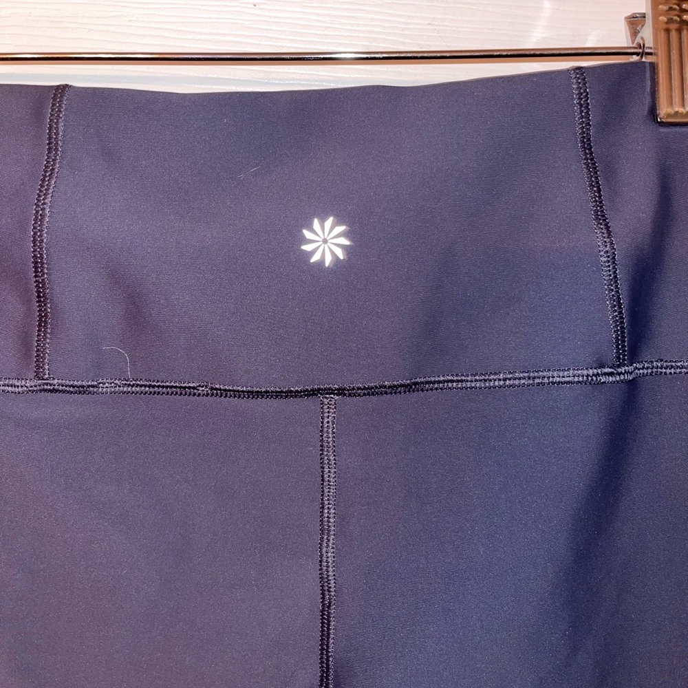 Athleta Gray Interval Leggings Medium - Picture 3 of 4
